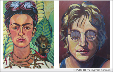 Foto: Frida Kahlo und John Lenon